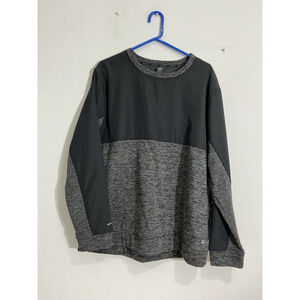 Men’s Xersion Long Sleeve Pullover Black Sweatshirt Xl